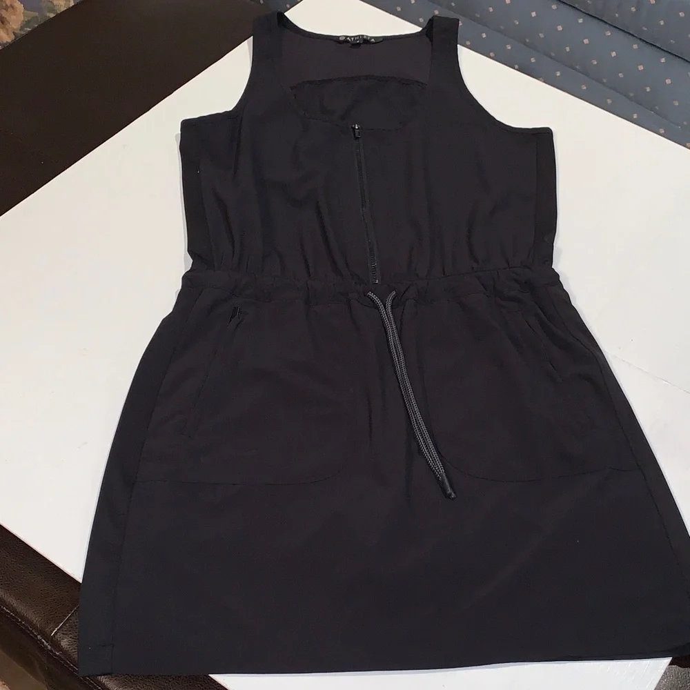 Athleta Black Expedition Dress Size 4 - Picture 7 of 15